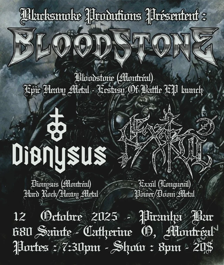 Bloodstone EP Release Show Flyer