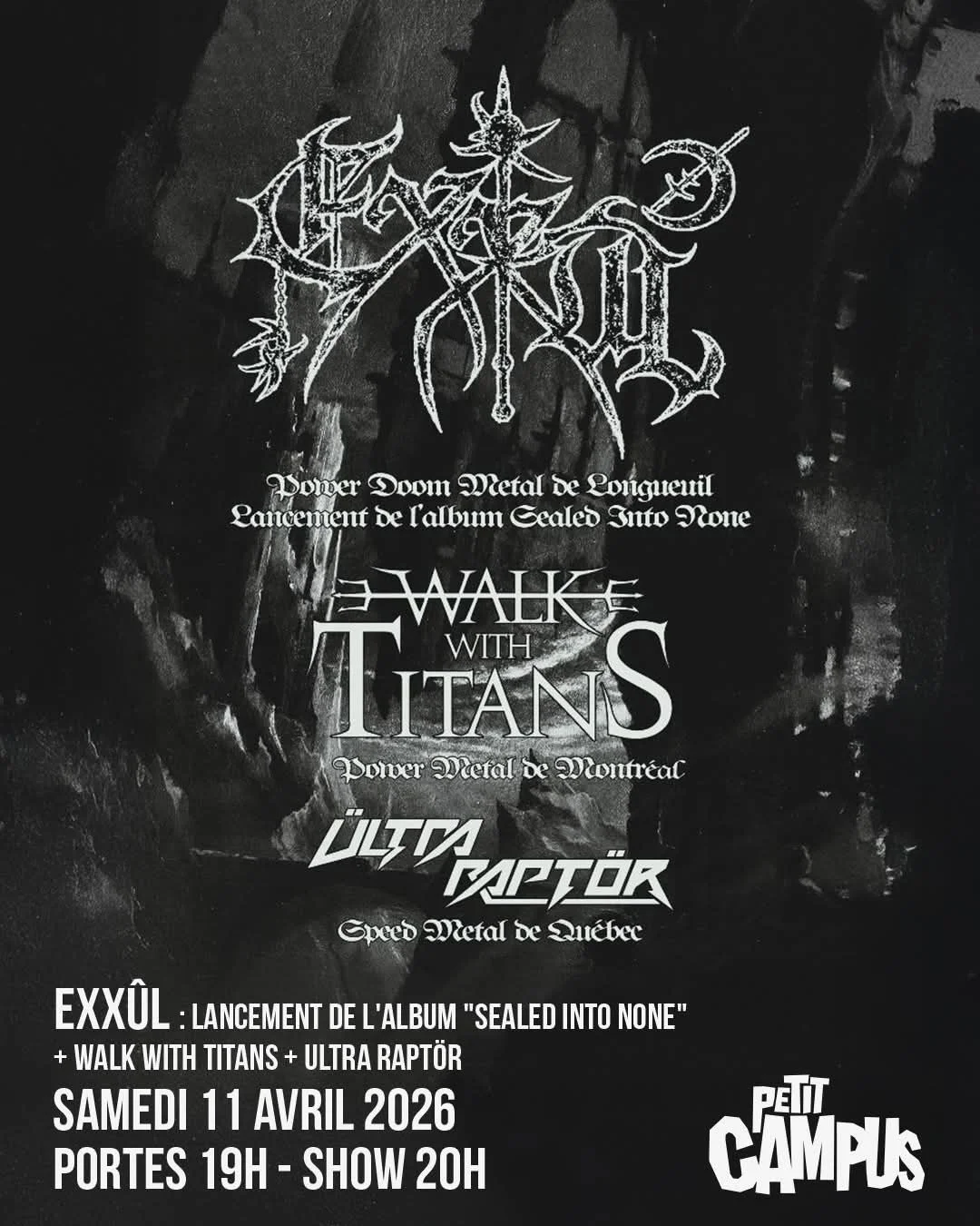 Sealed Into None Release Show Flyer